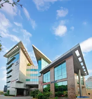 A Good Earth commercial development amid city greenery