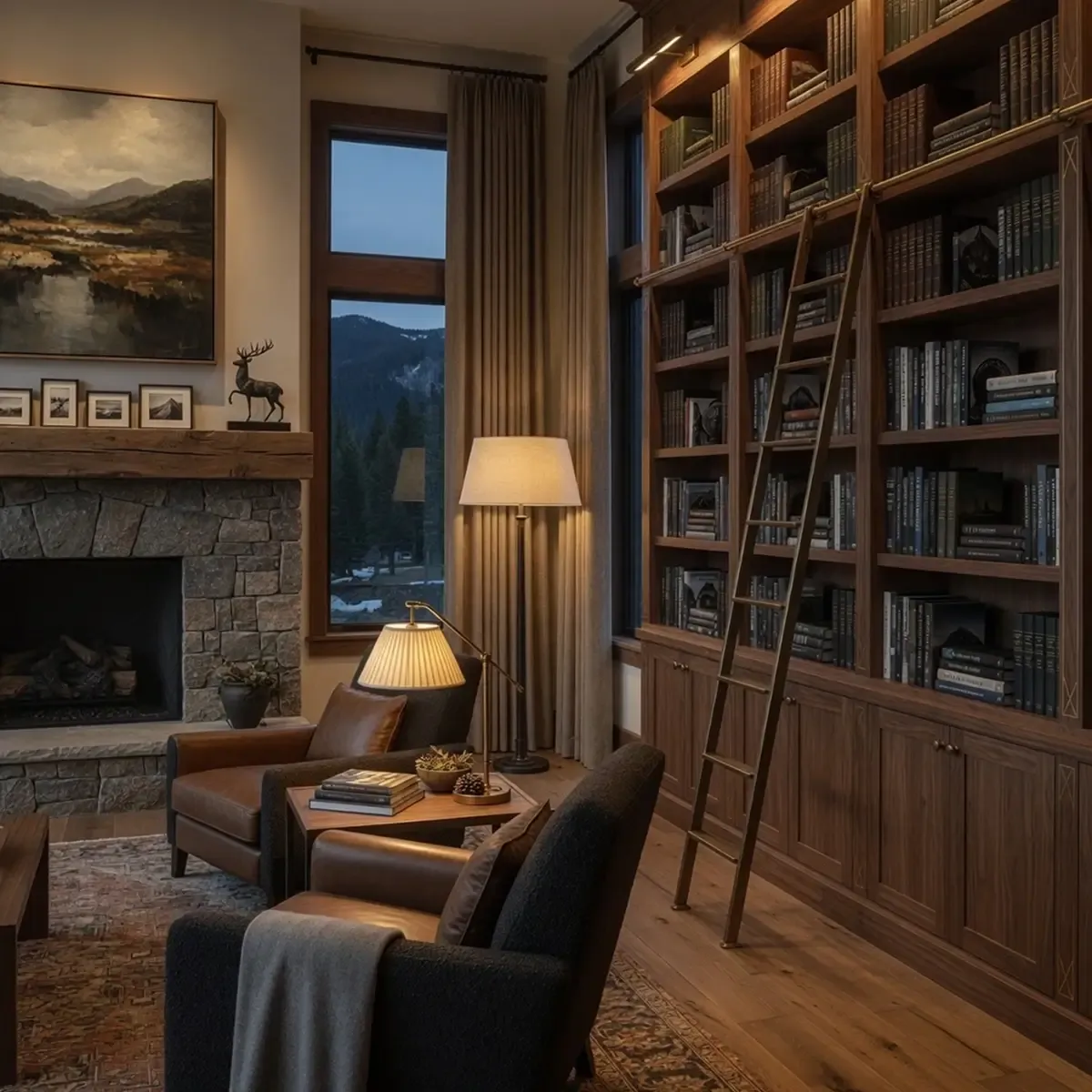 The library lounge
