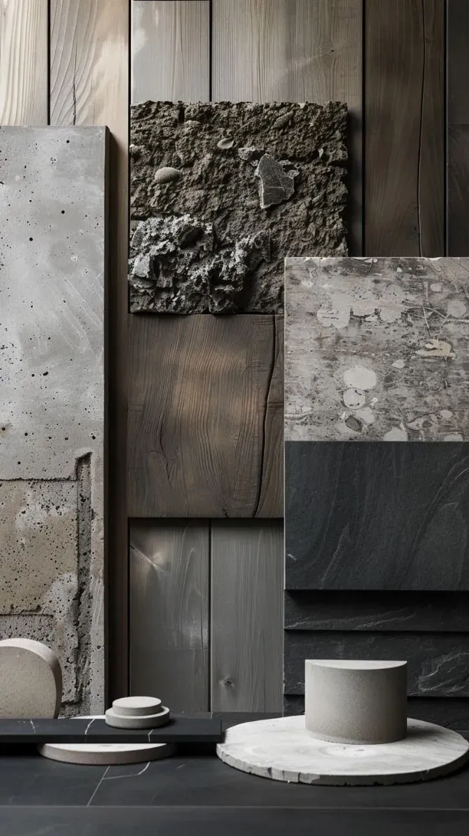 Layered natural stone and timber detailing on an Elara facade