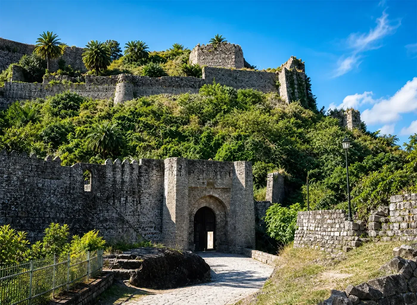 Ramparts of the ancient Kangra Fort