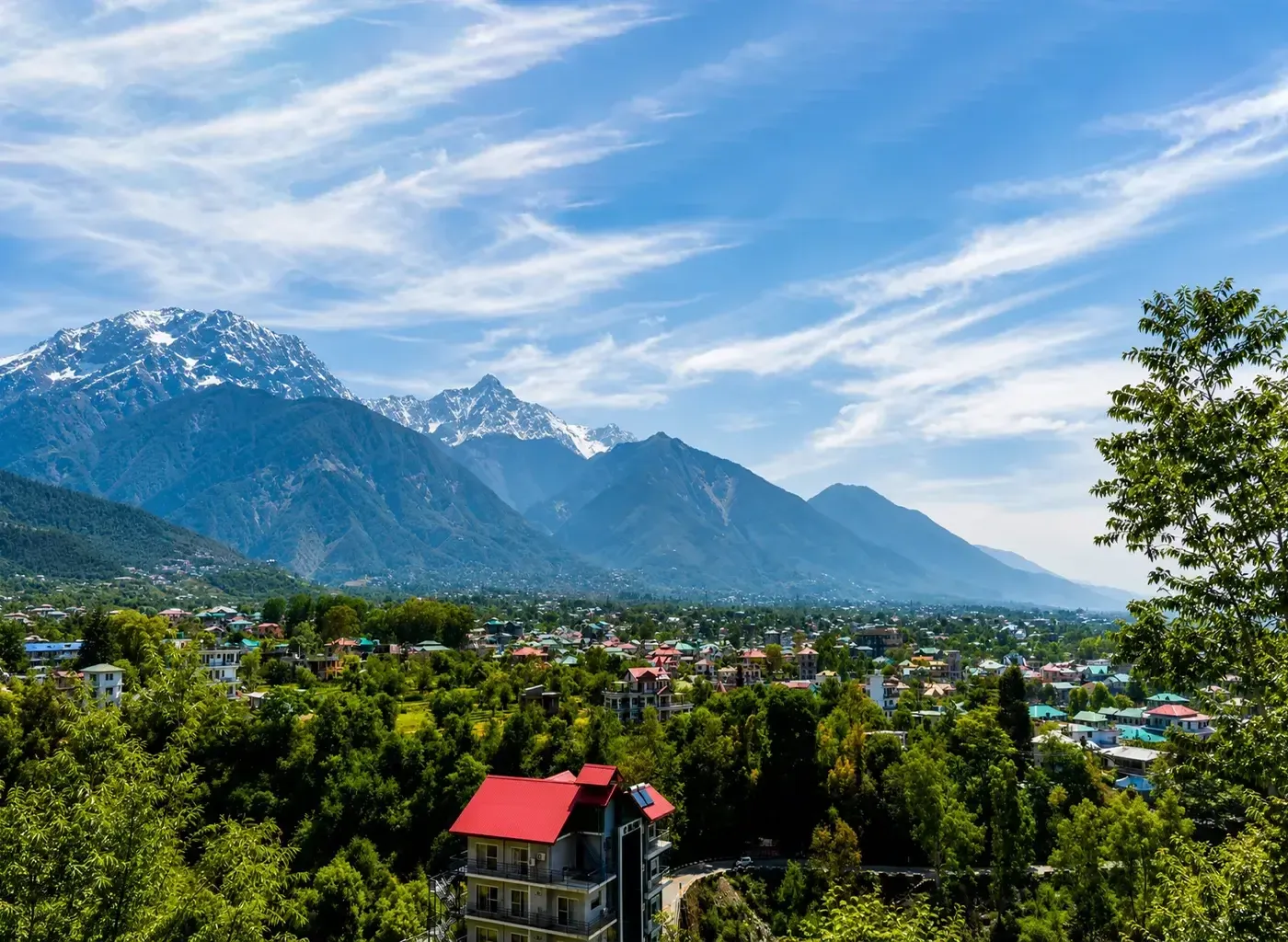 Dhauladhar panorama from the Naddi sunset point