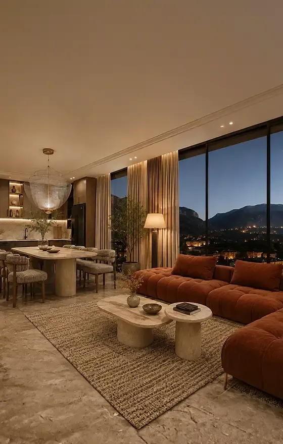 2 BHK residence overlooking the valley